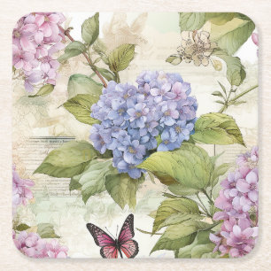 Dessous De Verre Carré Harmonie Heaveny Hydrangea