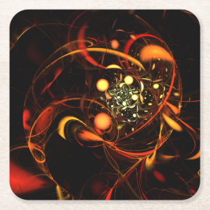 Dessous De Verre Carré Heartbeat