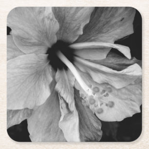 Dessous De Verre Carré Hibiscus