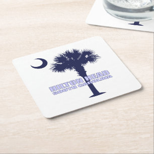 Dessous De Verre Carré Hilton Head (palmetto)2