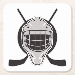 Dessous De Verre Carré Hockey