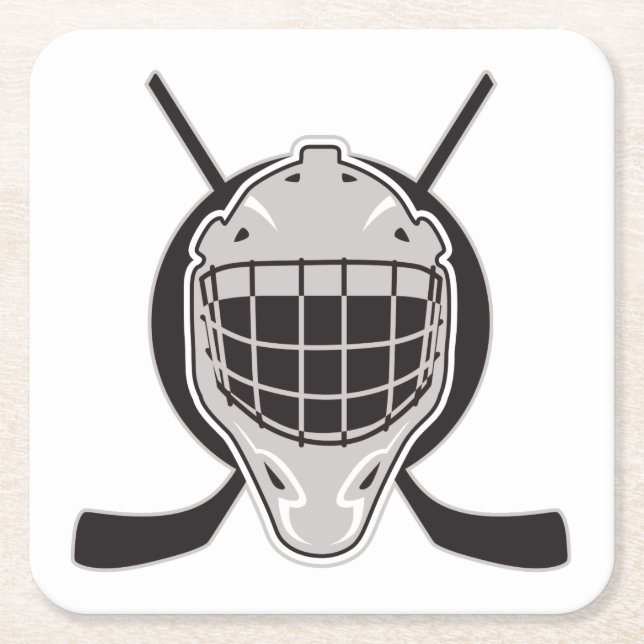 Dessous De Verre Carré Hockey (Devant)