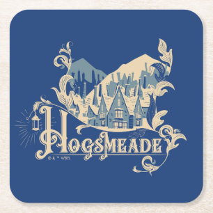 Dessous De Verre Carré HOGSMEADE™ Vintage Village Graphique