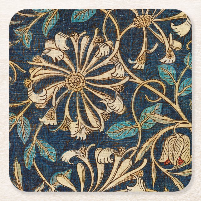 Dessous De Verre Carré Honeysuckle, William Morris (Devant)