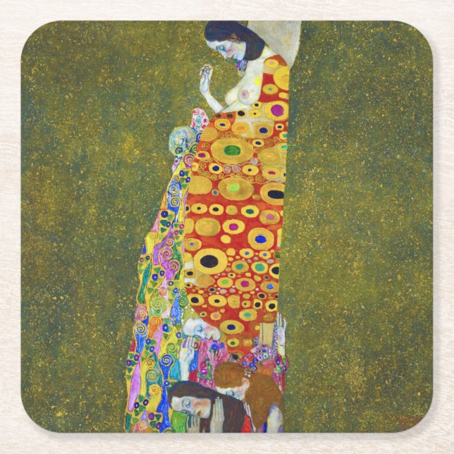 Dessous De Verre Carré Hope, Gustav Klimt (Devant)