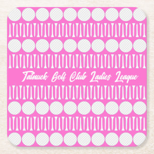 Dessous De Verre Carré Hot Pink Ladies Golf