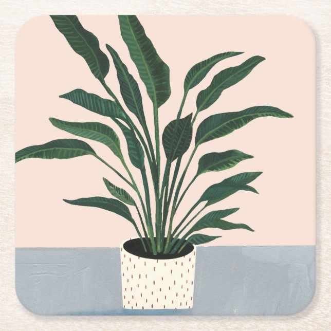 Dessous De Verre Carré Houseplant (Devant)