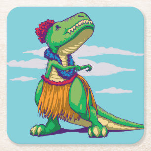 Dessous De Verre Carré Hula Rex