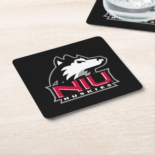 Dessous De Verre Carré Huskies (Incliné)