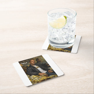 DESSOUS DE VERRE CARRÉ I AM A MONEY MAGNET COASTERS