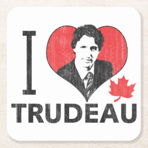 Dessous De Verre Carré I Heart Trudeau