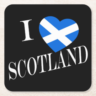 Dessous De Verre Carré I Heartflag Scotland
