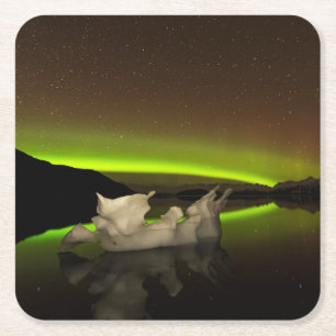 Dessous De Verre Carré Iceberg Aurora