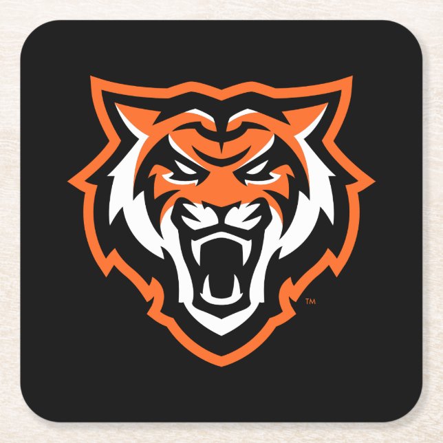 Dessous De Verre Carré Idaho State University Bengals Spirit Design (Devant)