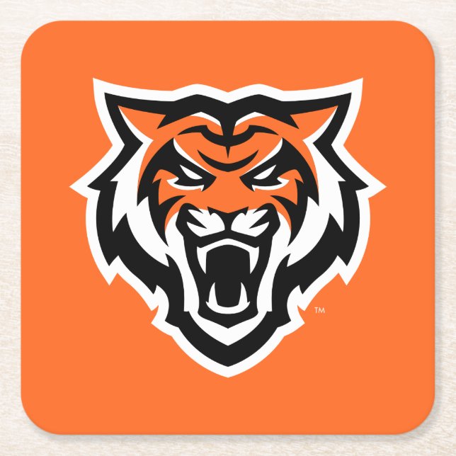 Dessous De Verre Carré Idaho State University Bengals Spirit Design (Devant)