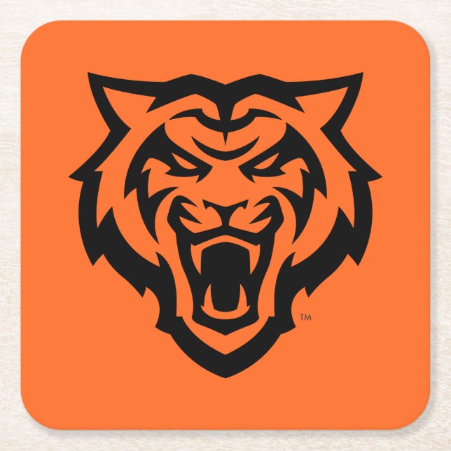 Dessous De Verre Carré Idaho State University Bengals Spirit Design (Devant)