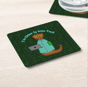 Dessous De Verre Carré I'm Otter-ly