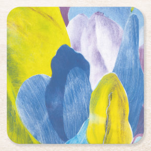 Dessous De Verre Carré Indigo faux III