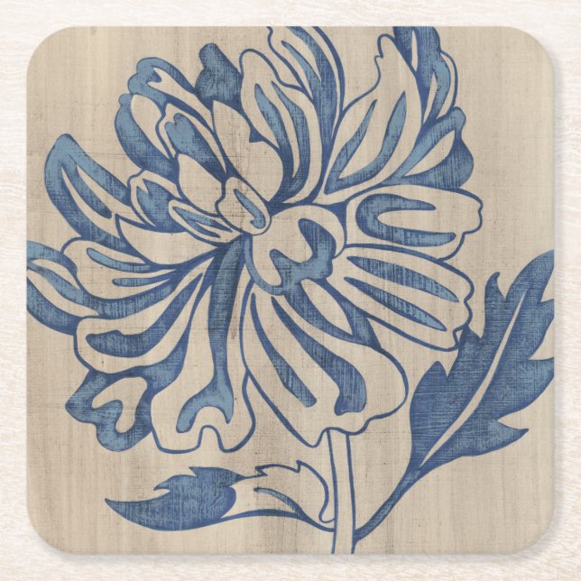 Dessous De Verre Carré Indigo Mum (Devant)