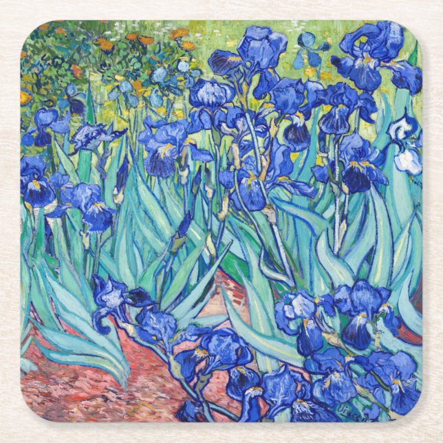 Dessous De Verre Carré Irises Vincent van Gogh (Devant)