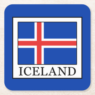 Dessous De Verre Carré Islande