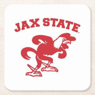 Dessous De Verre Carré Jacksonville State University JAX State Gamecocks