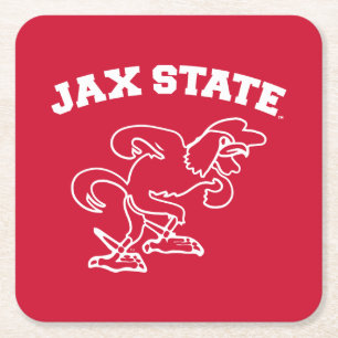 Dessous De Verre Carré Jacksonville State University JAX State Gamecocks