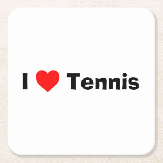 Dessous De Verre Carré J'aime le tennis