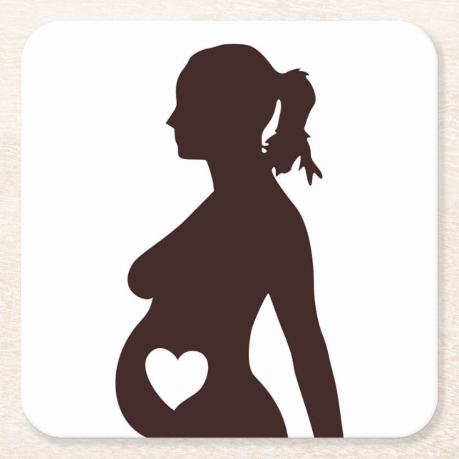 DESSOUS DE VERRE CARRÉ J'AIME MON BÉBÉ (Devant)