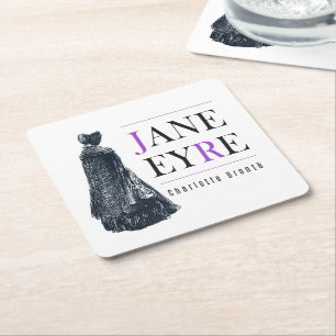 Dessous De Verre Carré Jane Eyre à Cape et Bonnet
