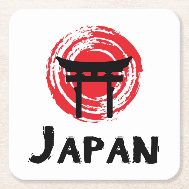 Dessous De Verre Carré Japon (Devant)