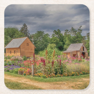 Dessous De Verre Carré Jardin dans les Adirondacks