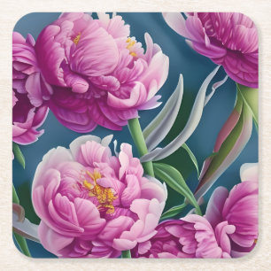 Dessous De Verre Carré Jardin de campagne enchanteresse
