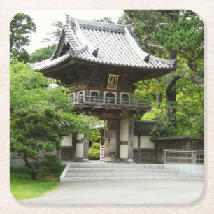 Dessous De Verre Carré Jardin de thé japonais à San Francisco
