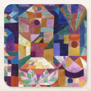 Dessous De Verre Carré Jardin du château, Paul Klee