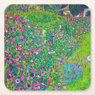 Dessous De Verre Carré Jardin Italien, Gustav Klimt