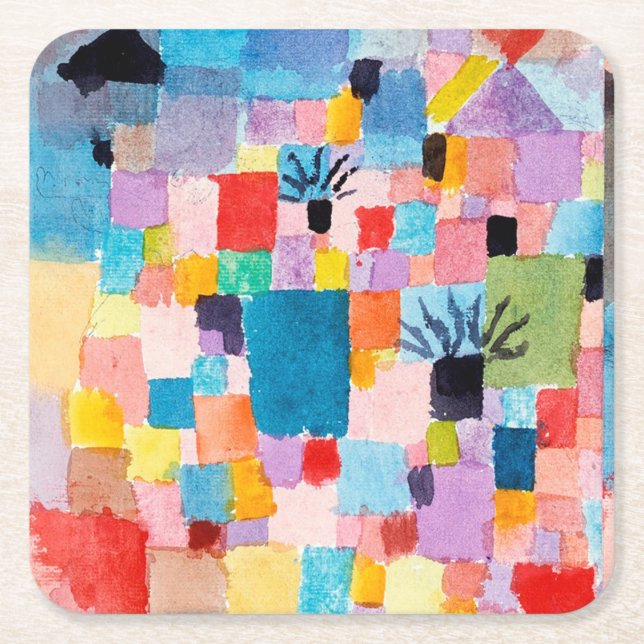 Dessous De Verre Carré Jardin tunisien, Klee (Devant)
