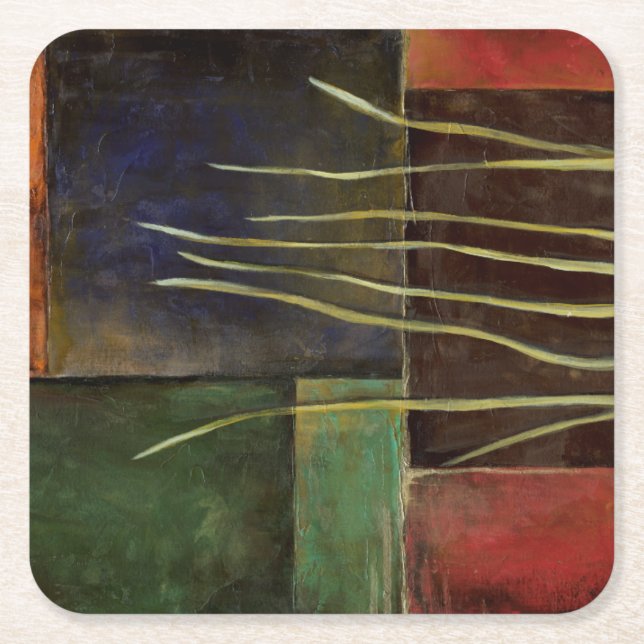 Dessous De Verre Carré Jardin Zen I (Devant)