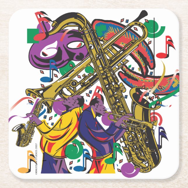 Dessous De Verre Carré JAZZy (Devant)
