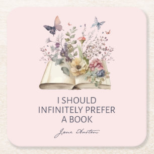 Dessous De Verre Carré Je devrais infiniment préférer un livre II - Jane