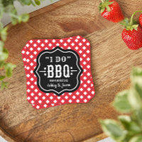 Je Fais Un BBQ Mariage Rouge Gingham
