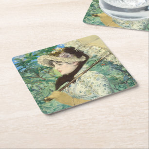 Dessous De Verre Carré Jeanne (printemps) Edouard Manet