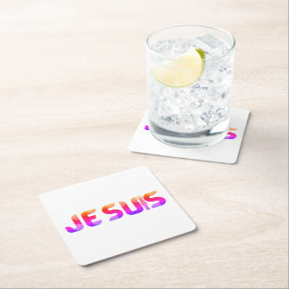Dessous De Verre Carré Jésus, Je Suis ou Je Suis