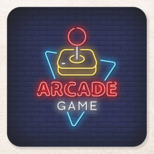 Dessous De Verre Carré Jeu d'arcade classique très amusant avec Joystick 