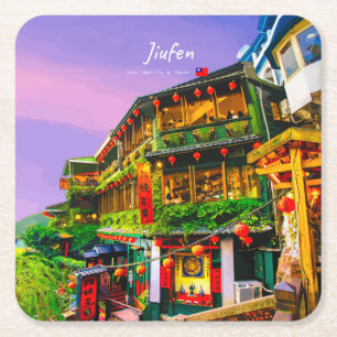 Dessous De Verre Carré Jiufen, Taïwan - Ancienne Maison de Thé