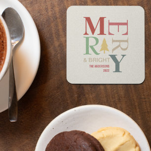 Dessous De Verre Carré Joyeux Et Minimaliste Moderne Et Moderne