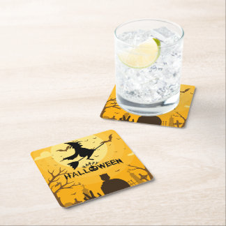 Dessous De Verre Carré Joyeux Halloween