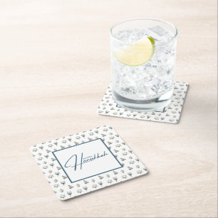 Dessous De Verre Carré Joyeux Hanukkah