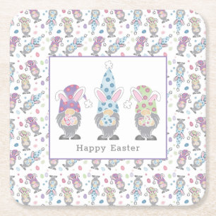 Dessous De Verre Carré Joyeux lapin de Pâques