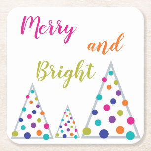 Dessous De Verre Carré Joyeux Noël